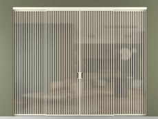 Перегородка Formato внутри проёма 4 створки