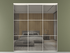 Перегородка Formato внутри проёма 3 створки