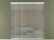 Перегородка Formato внутри проёма 3 створки