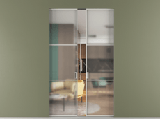 Перегородка Formato скрытый пенал 2 створки