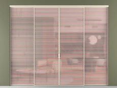 Перегородка Formato внутри проёма четырёхстворчатая