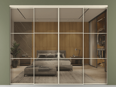 Перегородка Формато внутри проёма 4 створки