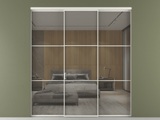 Перегородка Formato внутри проёма 3 створки