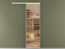 Перегородка Formato вдоль стены 1 створка