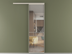 Перегородка Формато вдоль стены 1 створка