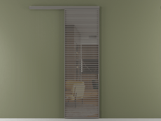 Перегородка Формато вдоль стены 1 створка