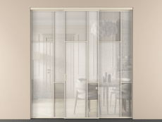 Перегородка Mosaic внутри проёма 3 створки