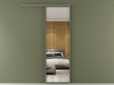 Перегородка Formato вдоль стены 1 створка