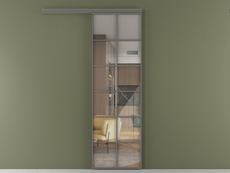 Перегородка Formato вдоль стены 1 створка