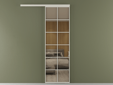 Перегородка Formato вдоль стены 1 створка