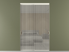 Перегородка Formato внутри проёма 2 створки