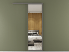 Перегородка Formato вдоль стены 1 створка