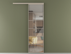 Перегородка Formato вдоль стены 1 створка