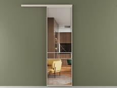 Перегородка Formato вдоль стены 1 створка