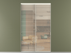 Перегородка Формато внутри проёма 2 створки