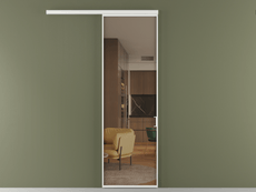 Перегородка Formato вдоль стены 1 створка