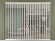 Перегородка Formato внутри проёма 4 створки