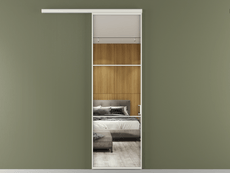 Перегородка Formato вдоль стены 1 створка