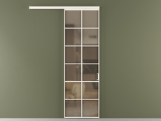 Перегородка Formato вдоль стены 1 створка