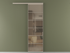 Перегородка Формато вдоль стены 1 створка