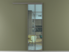 Перегородка Formato вдоль стены 1 створка