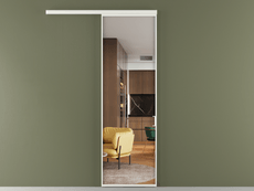 Перегородка Formato вдоль стены 1 створка