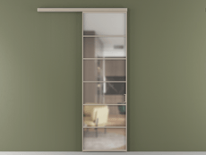 Перегородка Formato вдоль стены 1 створка