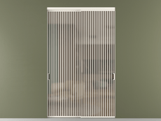 Перегородка Formato внутри проёма 2 створки