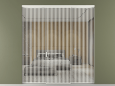 Перегородка Формато внутри проёма 3 створки