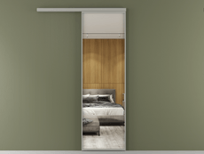 Перегородка Formato вдоль стены 1 створка