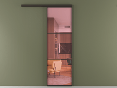 Перегородка Formato вдоль стены 1 створка