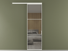 Перегородка Formato вдоль стены 1 створка