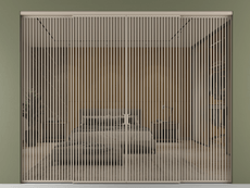 Перегородка Formato внутри проёма 4 створки