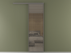 Перегородка Формато вдоль стены 1 створка