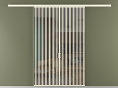 Перегородка Формато вдоль стены 2 створки