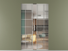 Перегородка Formato скрытый пенал 2 створки