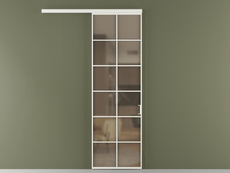 Перегородка Formato вдоль стены 1 створка