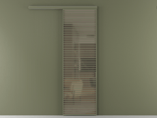 Перегородка Formato вдоль стены 1 створка