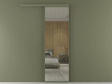 Перегородка Формато вдоль стены 1 створка