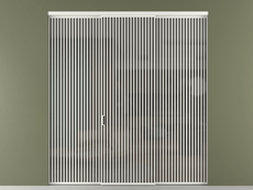 Перегородка Formato внутри проёма 3 створки