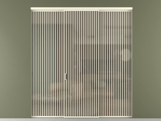 Перегородка Formato внутри проёма 3 створки