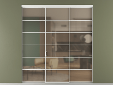 Перегородка Formato внутри проёма 3 створки