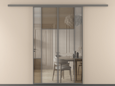 Перегородка Mosaic вдоль стены 2 створки