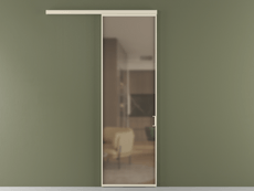 Перегородка Formato вдоль стены 1 створка