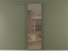 Перегородка Формато вдоль стены 1 створка