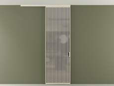 Перегородка Формато вдоль стены на потолок 1 створка