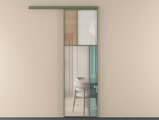 Перегородка Mosaic вдоль стены 1 створка