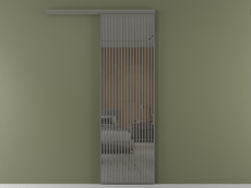 Перегородка Formato вдоль стены 1 створка