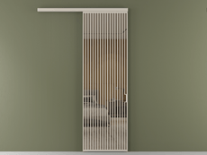 Перегородка Formato вдоль стены 1 створка