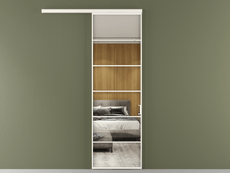 Перегородка Formato вдоль стены 1 створка